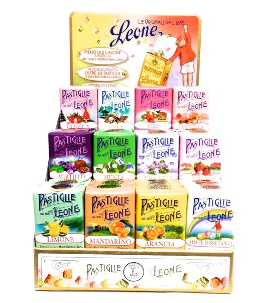 Pastiglie Leone Espositore Miste...